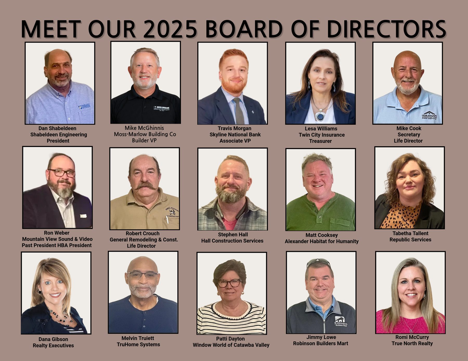 2025 Board of Directors for website