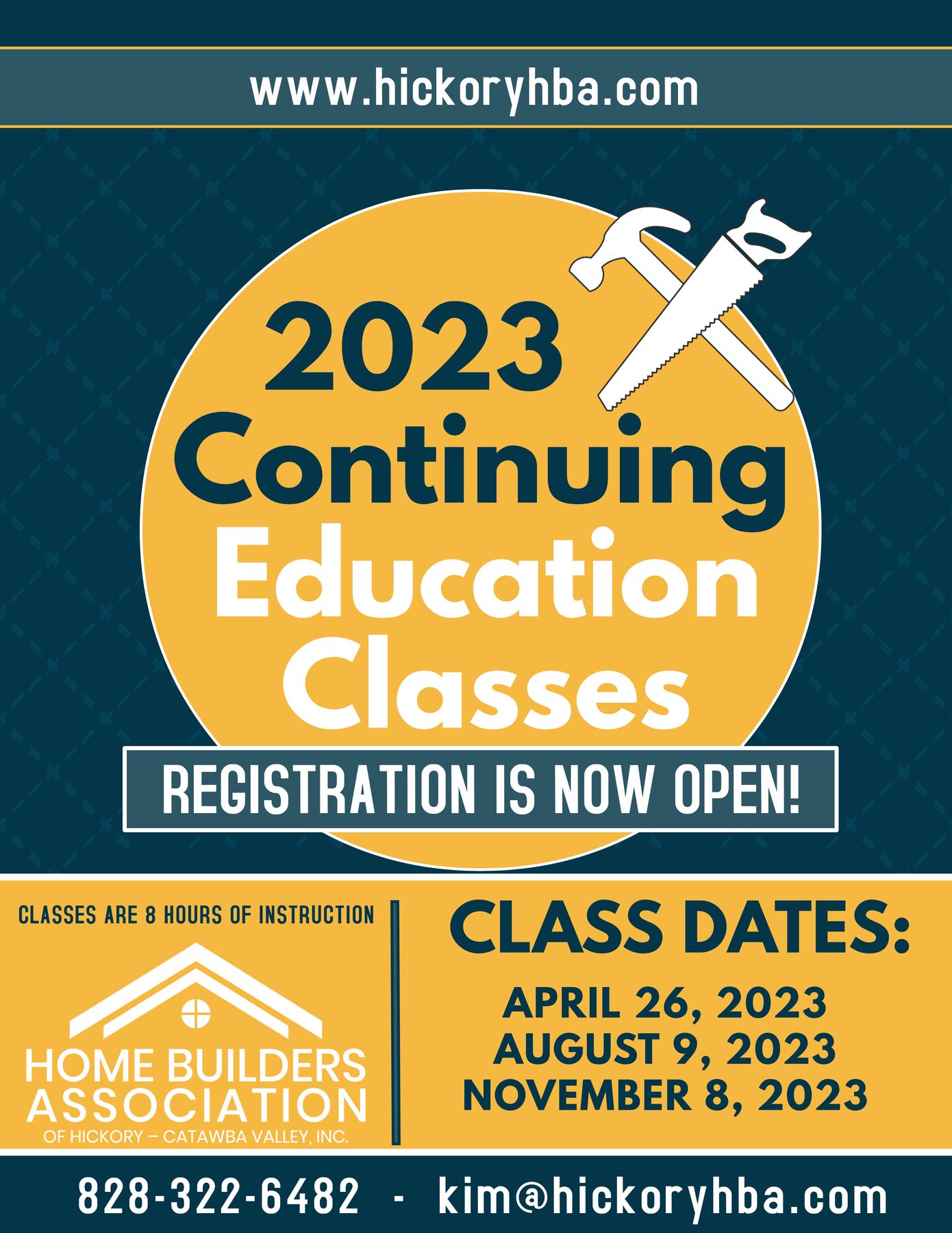 Continuing Ed 2023 flyer