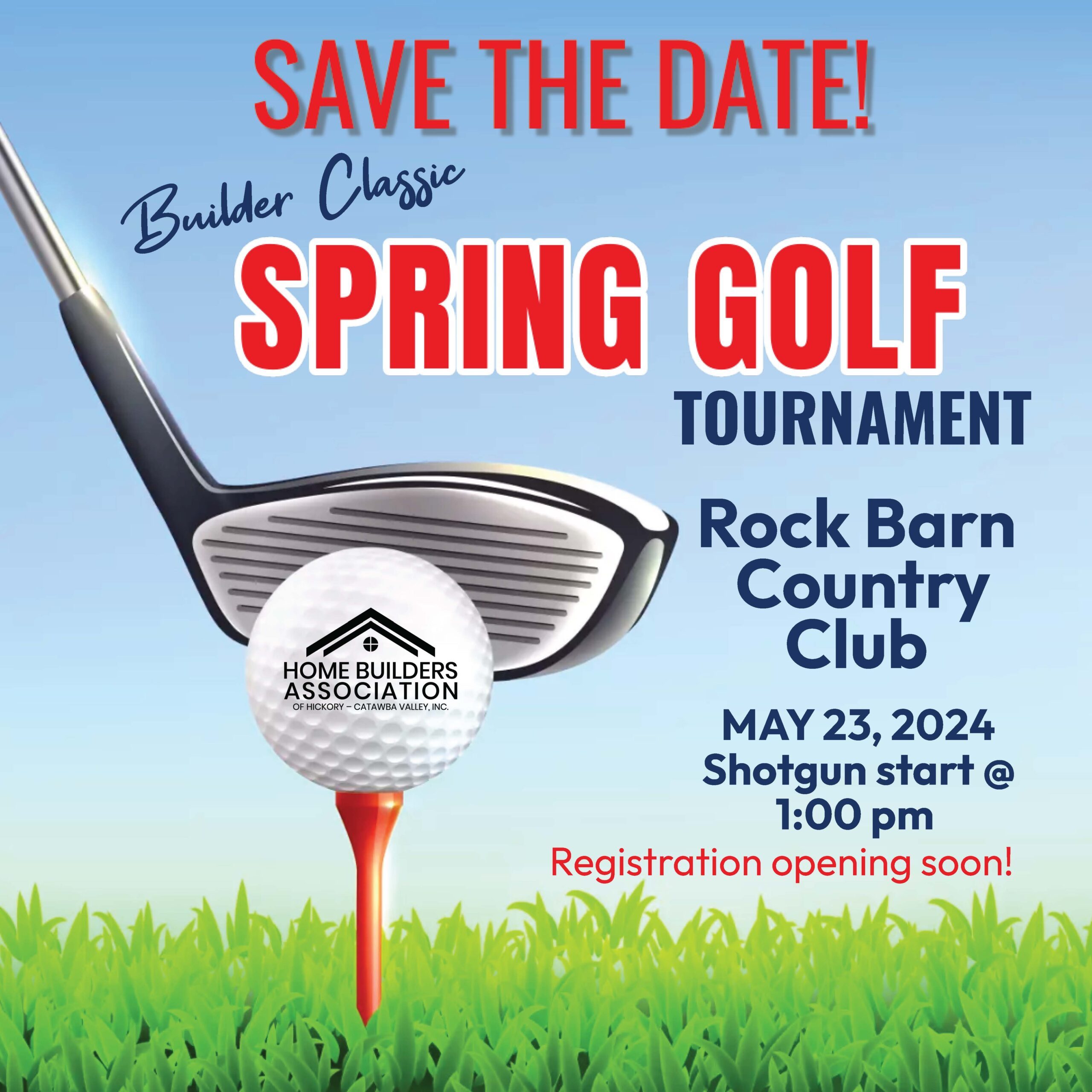 Save the date - Spring golf tournament 2024