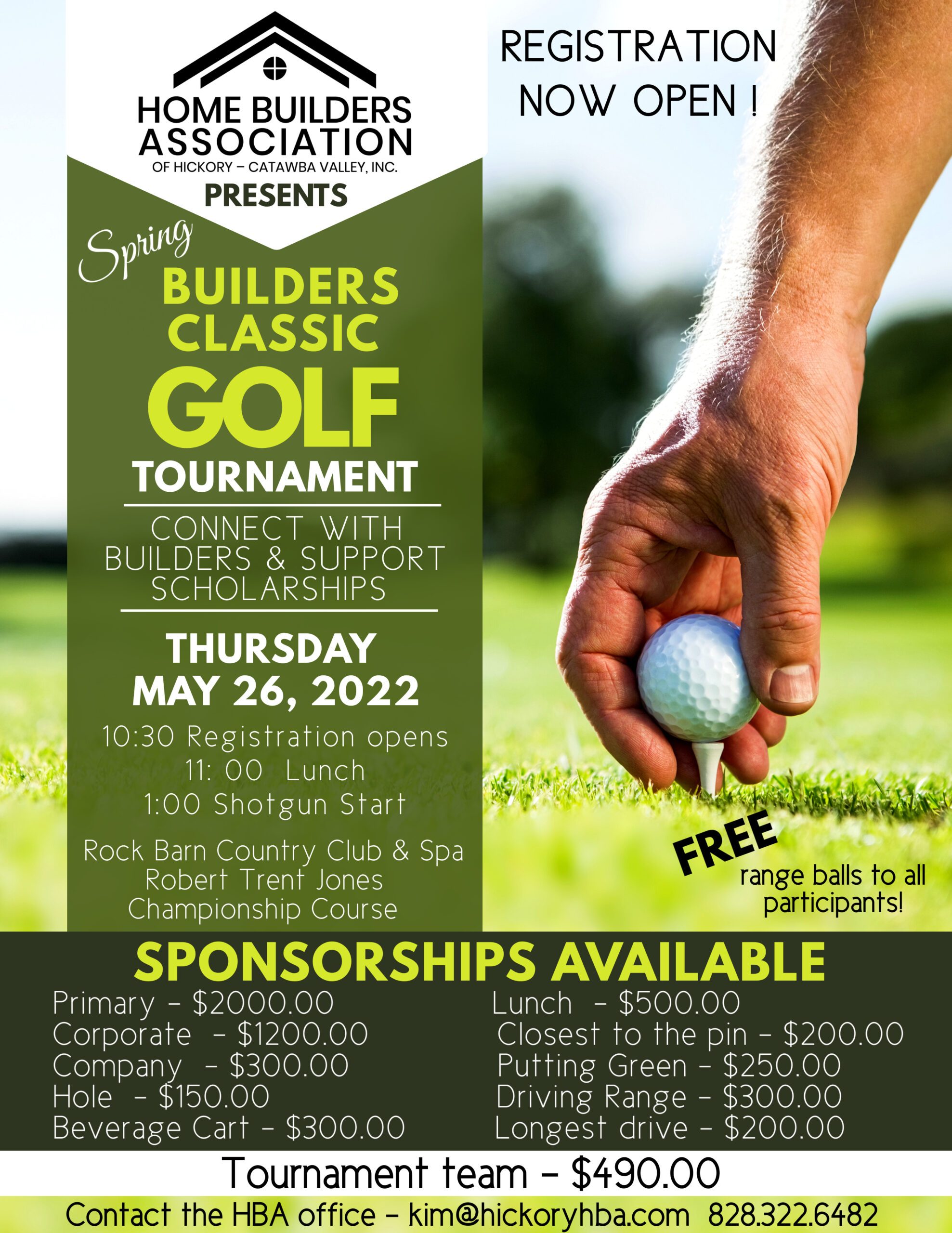 Spring Builders Golf Classis 2022